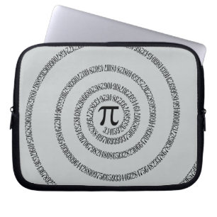 A sPIral for Pi Click Customize Change Grey Colour Laptop Sleeve
