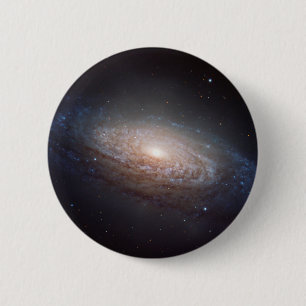 A spiral galaxy in Leo 2 Inch Round Button