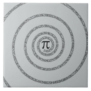 A sPIral on Pi Click Customize Change Grey Colour Tile