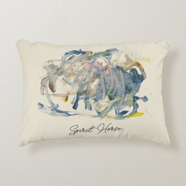 A Spirit Horse Through Time by Sarah Rose Accent P Accent Pillow (Front)