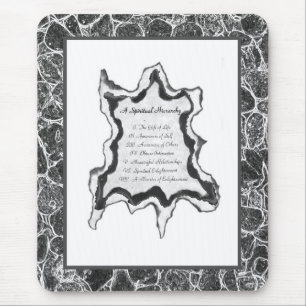 A Spiritual Hierarchy Mouse Pad