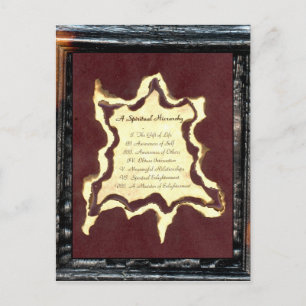 A Spiritual Hierarchy Postcard