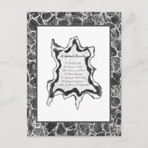 A Spiritual Hierarchy Postcard