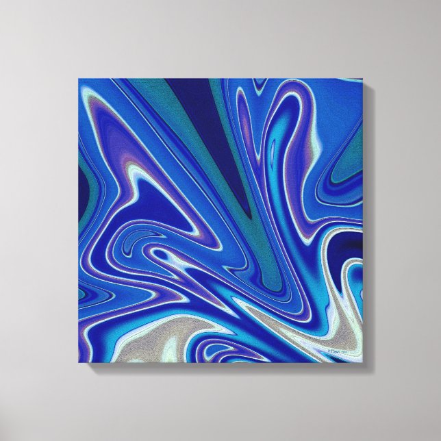 A Splash of Blue  16x16 Canvas Print (Front)