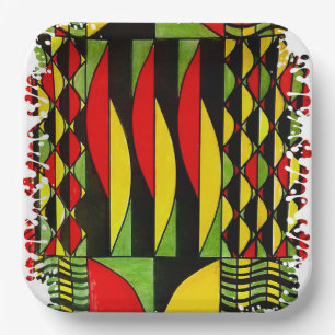 A Splash Of Colour With Rhythm Paper Plate