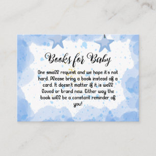 A Splash of Joy: Watercolor Baby Shower  Enclosure Card