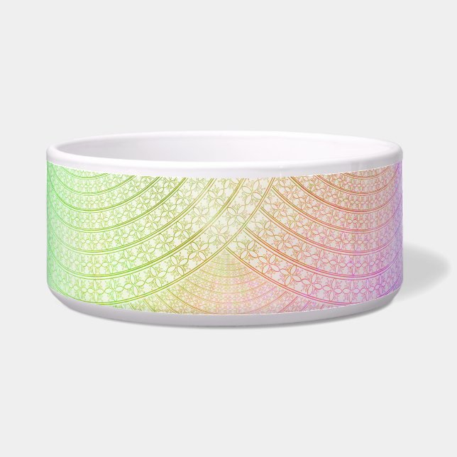 A Splash of Pastel Pet Bowls (Front)