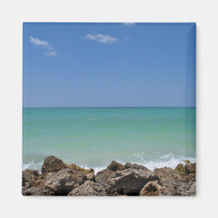 A Splash On The Rocks Magnet