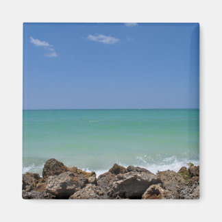 A Splash On The Rocks Magnet