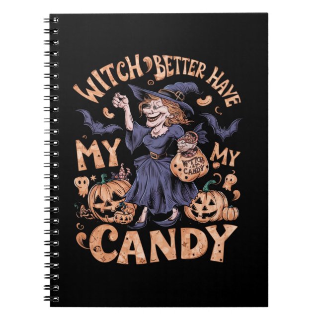 A spooktacular Halloween Notebook (Front)