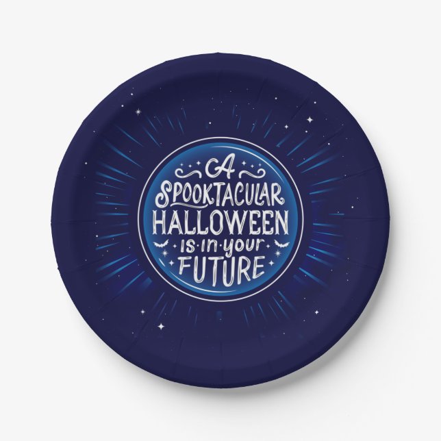 A Spooktacular Halloween Paper Plates (Front)