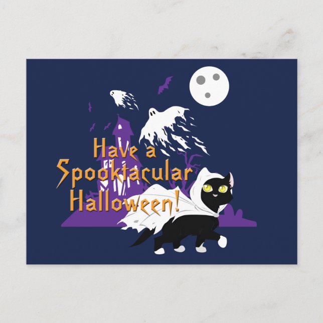 A Spooktacular Halloween Postcard (Front)