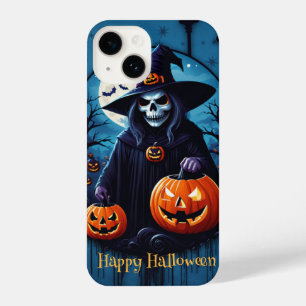 A spooky Halloween scene iPhone 14 Case