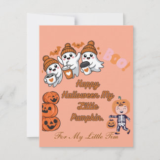 A Spooky-Sweet Halloween Wish Card