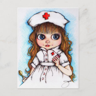 A Spoonful of Sugar...Nurse Postcard