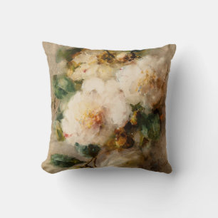 A spray of camellias by M. Roosenboom Throw Pillow