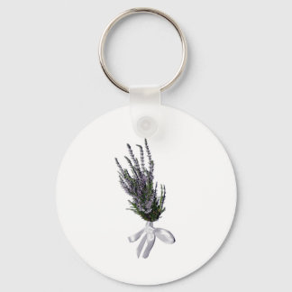 A Sprig of Heather from Scotland Keychain