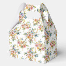 A Spring Floral Mothers Day Party Favor Box