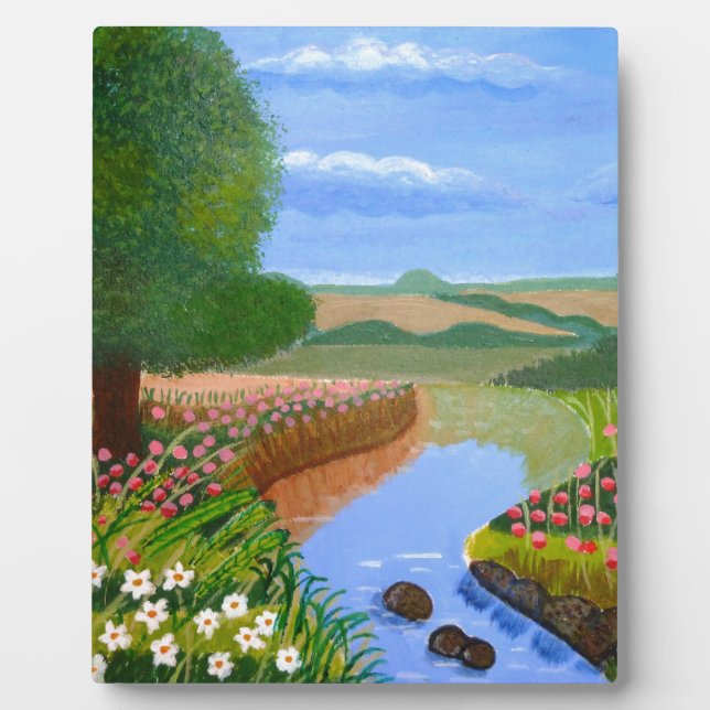 A Spring Stream Plaque (Front)