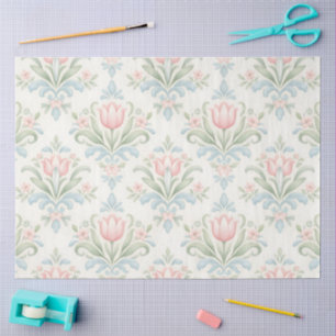 A Springy Floral Design #3 Tissue Paper