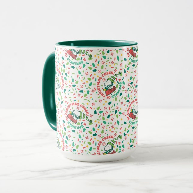 A Sprinkle of Christmas Cheer Pattern Mug (Front Left)