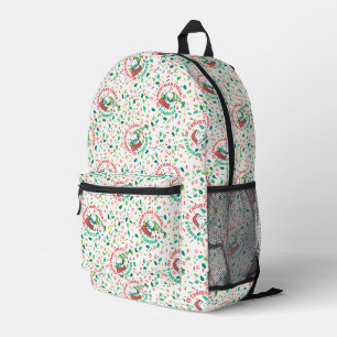 A Sprinkle of Christmas Cheer Pattern Printed Backpack