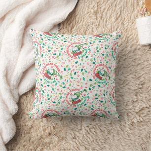 A Sprinkle of Christmas Cheer Pattern Throw Pillow