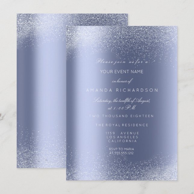 A Sprinkle of Magic: The Invitation That Dazzles  (Front/Back)