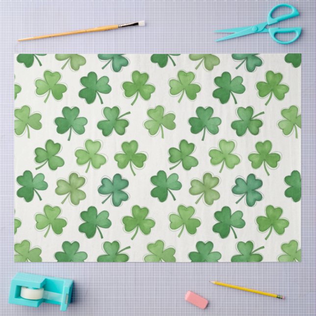 A St Patrick's Series Design #9 Tissue Paper (Craft)