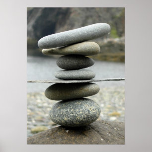 A Stack of Rocks Canvas Print