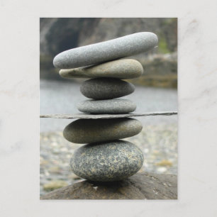A Stack of Rocks Postcard