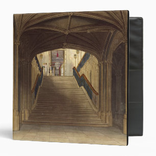A Staircase, Windsor Castle, from 'Royal Residence Binder