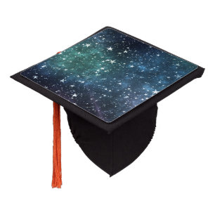 A Star Filled Night Graduation Cap Topper