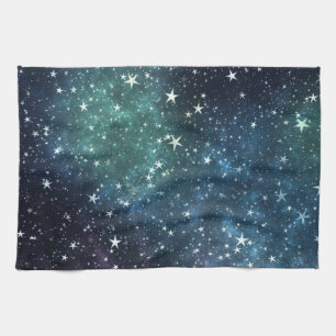 A Star Filled Night Kitchen Towel