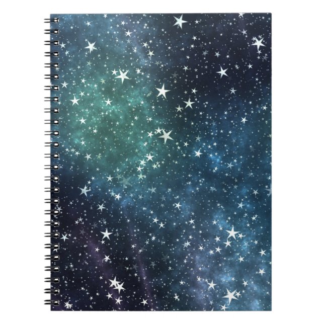 A Star Filled Night Notebook (Front)
