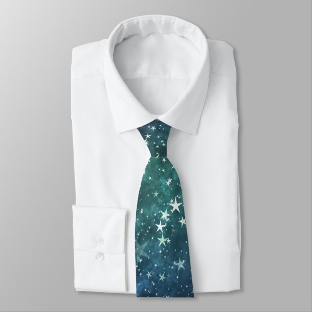 A Star Filled Night Tie (Tied)