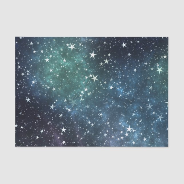 A Star Filled Night Tissue Paper (Front)