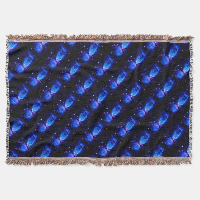 A Star is Born Blue Throw Blanket (Front)