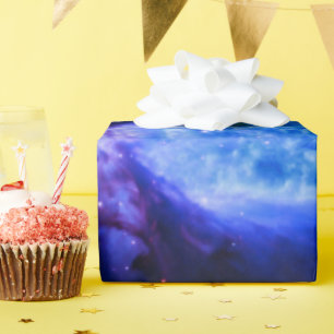 A Star is Born Blue Wrapping Paper