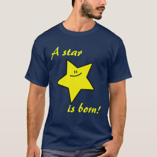 A star is born dark t-shirt (customizable)
