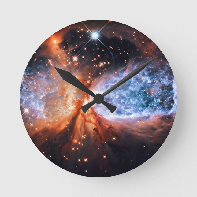 A Star is Born Golden Round Clock (Front)