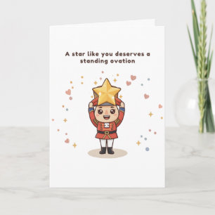A Star Like You Nutcracker Card by Puchi Dōshi