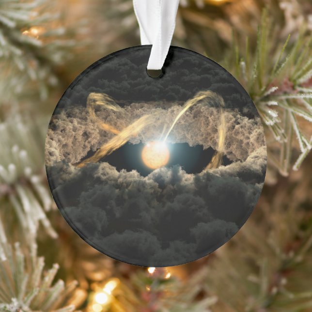A Star Surrounded By A Protoplanetary Disc Ornament (Tree)