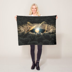 A Star Surrounded By A Protoplanetary Disk Fleece Blanket