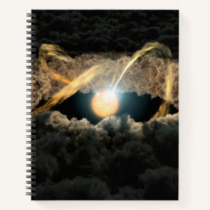 A Star Surrounded By A Protoplanetary Disk Notebook
