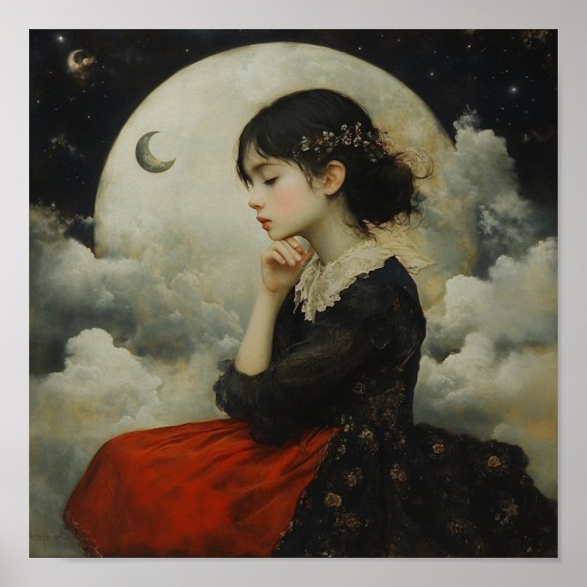 A Stargazer’s Quiet Wish Poster (Front)