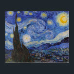 A Starry Night: Saint Remy by Vincent Van Gogh Acrylic Print<br><div class="desc">The year is 1889. Vincent Van Gogh is a patient at the Saint-Paul-de-Mausole asylum in Saint-Rémy-de-Provence, France. He is suffering from mental illness, and his doctors have advised him to stay indoors and avoid painting. But Van Gogh cannot resist the urge to create, and he spends his days painting the...</div>