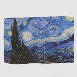 A Starry Night: Saint Remy by Vincent Van Gogh Golf Towel