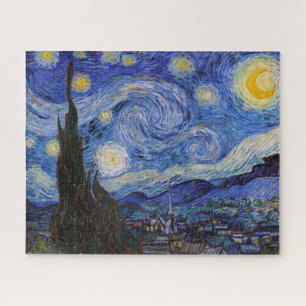 A Starry Night: Saint Remy by Vincent Van Gogh Jigsaw Puzzle