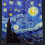 A Starry Night  Van Gogh Inspired Shower Curtain<br><div class="desc">A Starry Night  Van Gogh Inspired Shower Curtain</div>